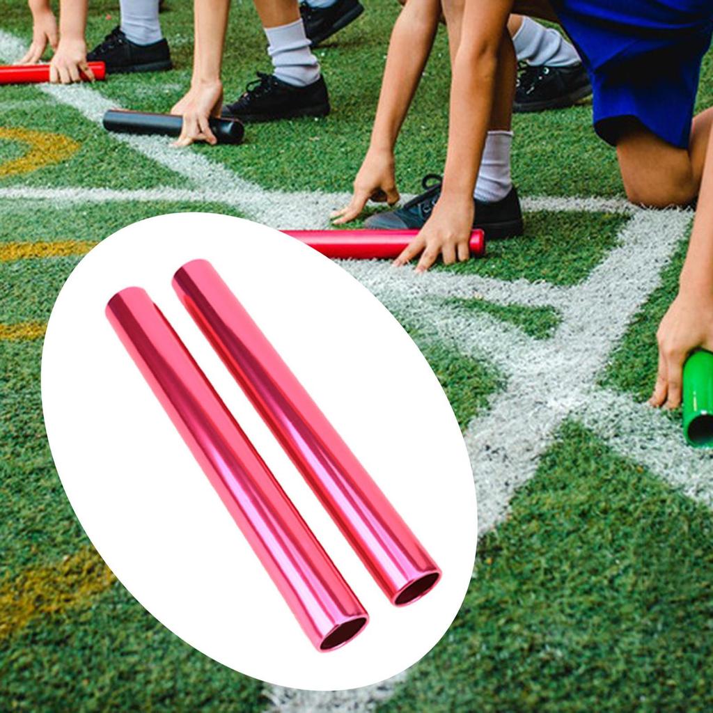 2 Aluminum Alloy Pieces Hollow Relay Sticks