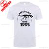 Classic 1995 Cotton T Shirt Vintage 90s Inspired Breathable Short New Sleeve Unisex Round Neck Summer Casual Tee Launched