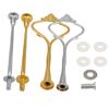 Crown 2 Tier Cake Cupcake Plate Stand Handle Hardware Fitting Holder 