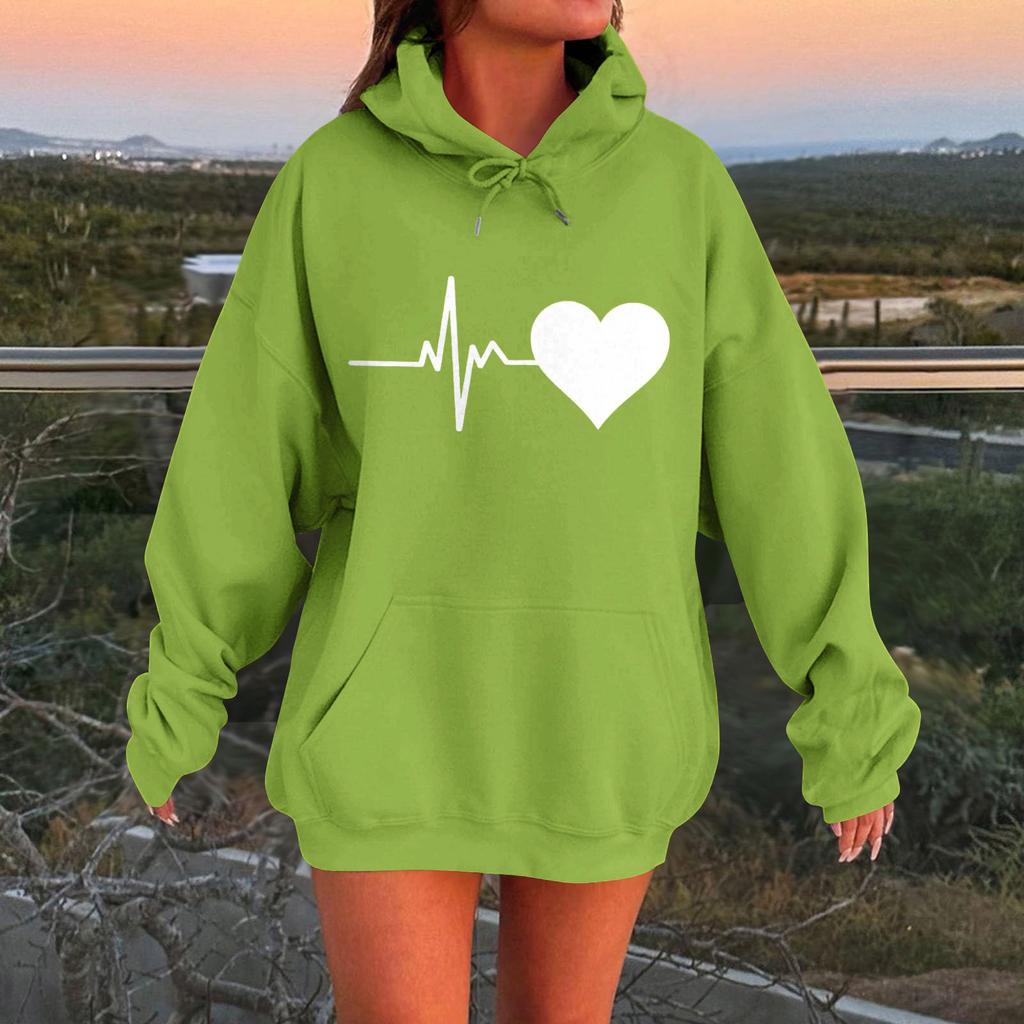 Womens Hoodies Oversized Sweatshirts Long Sleeve Casual Pullover Hooded Sweatshirt Tops