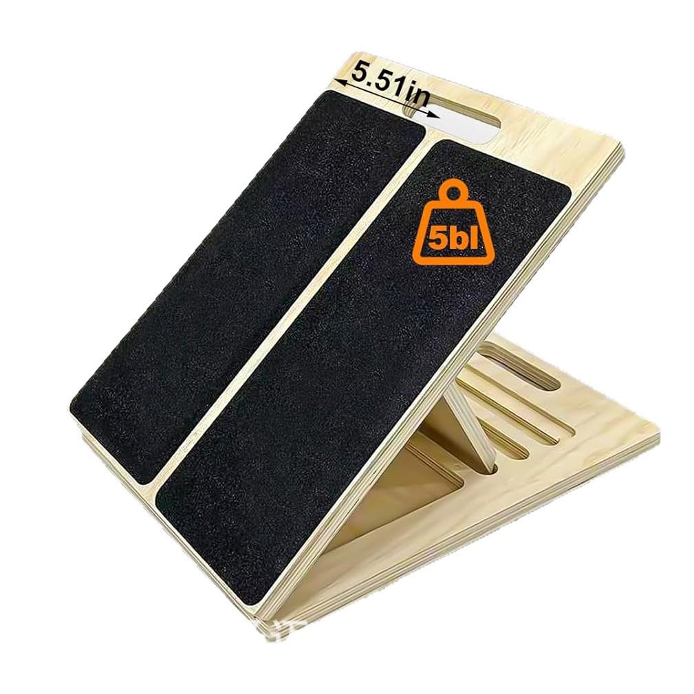 In-Stock Adjustable Wooden Calf Stretcher Board for Exercise and Fitness