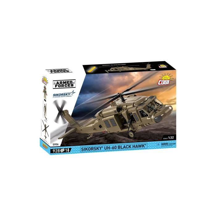 Konstruktionsspiel - cobi - sikorsky uh-60 black hawk - 928 Steine - ab 8 Jahren - Unisex