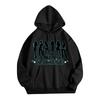 Unisex Lightweight Long-Sleeve Printed Hooded Pullover Sweatshirt