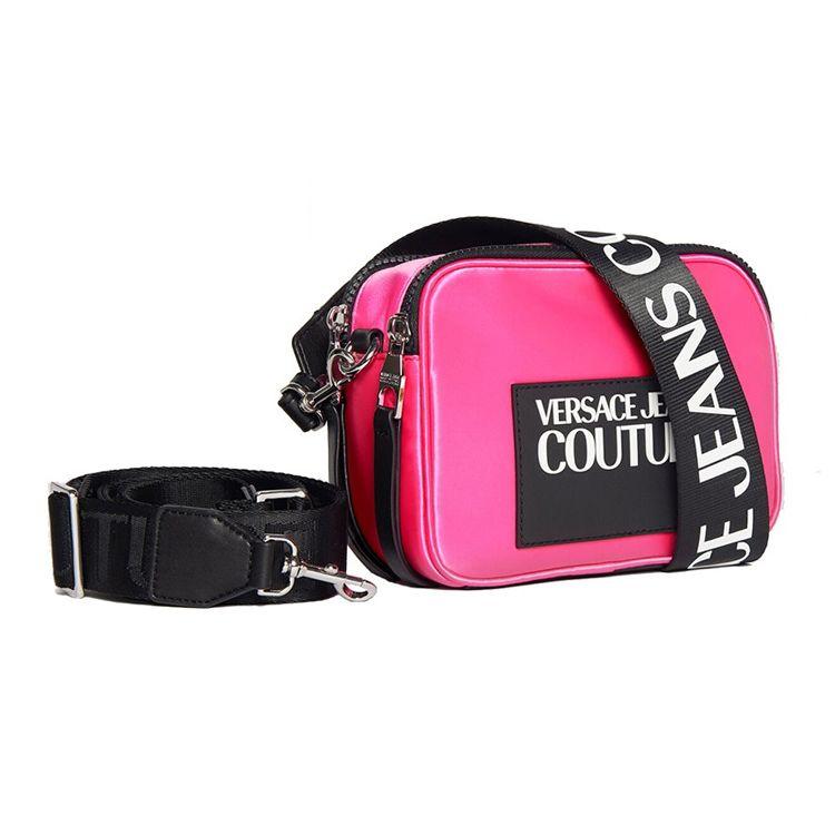 Versace Jeans Couture Logo Polyester Single Shoulder Crossbody Bag Women bags Magenta E1VVBBT1-71420-401