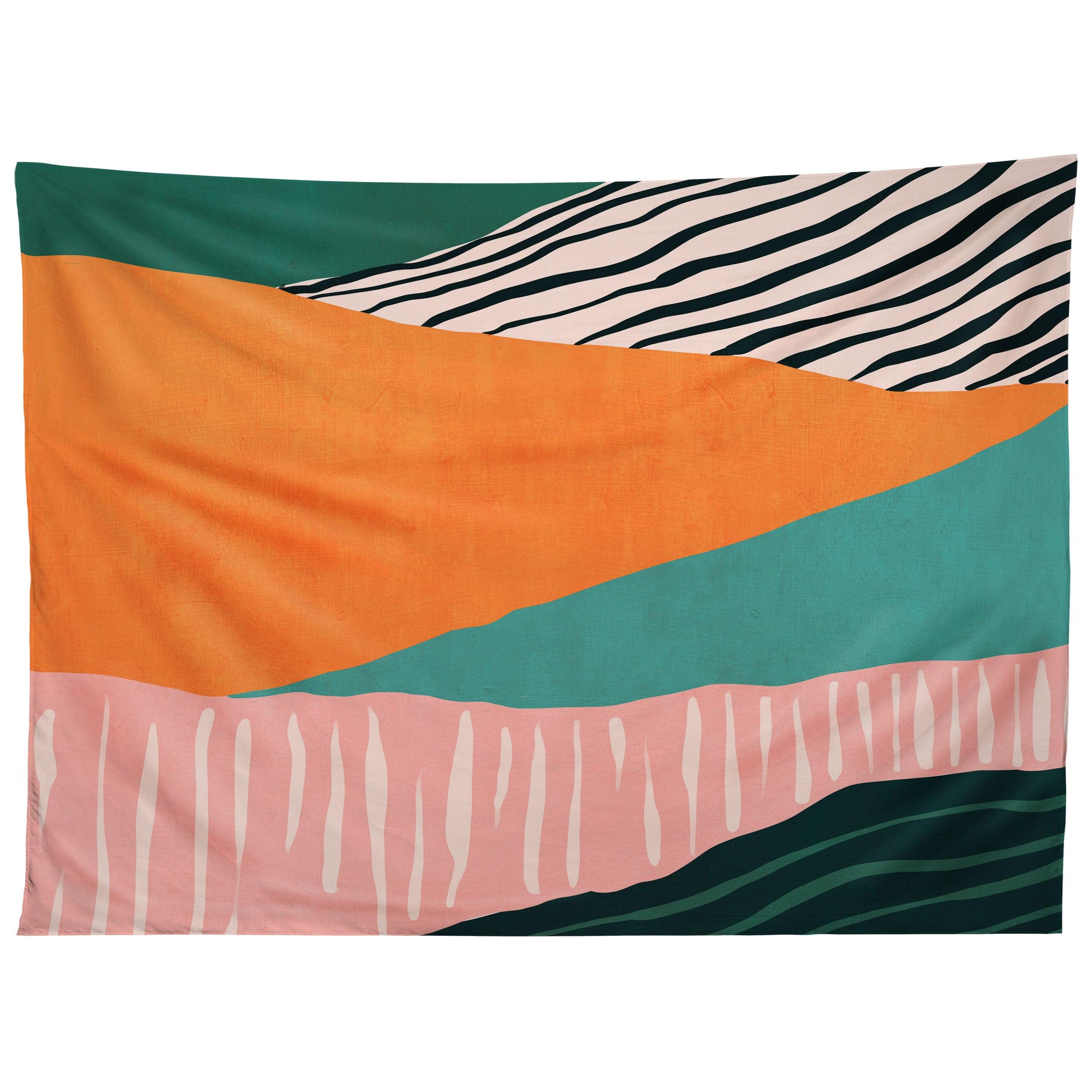 MODERN IRREGULAR STRIPES 02 tapestry 75x100
