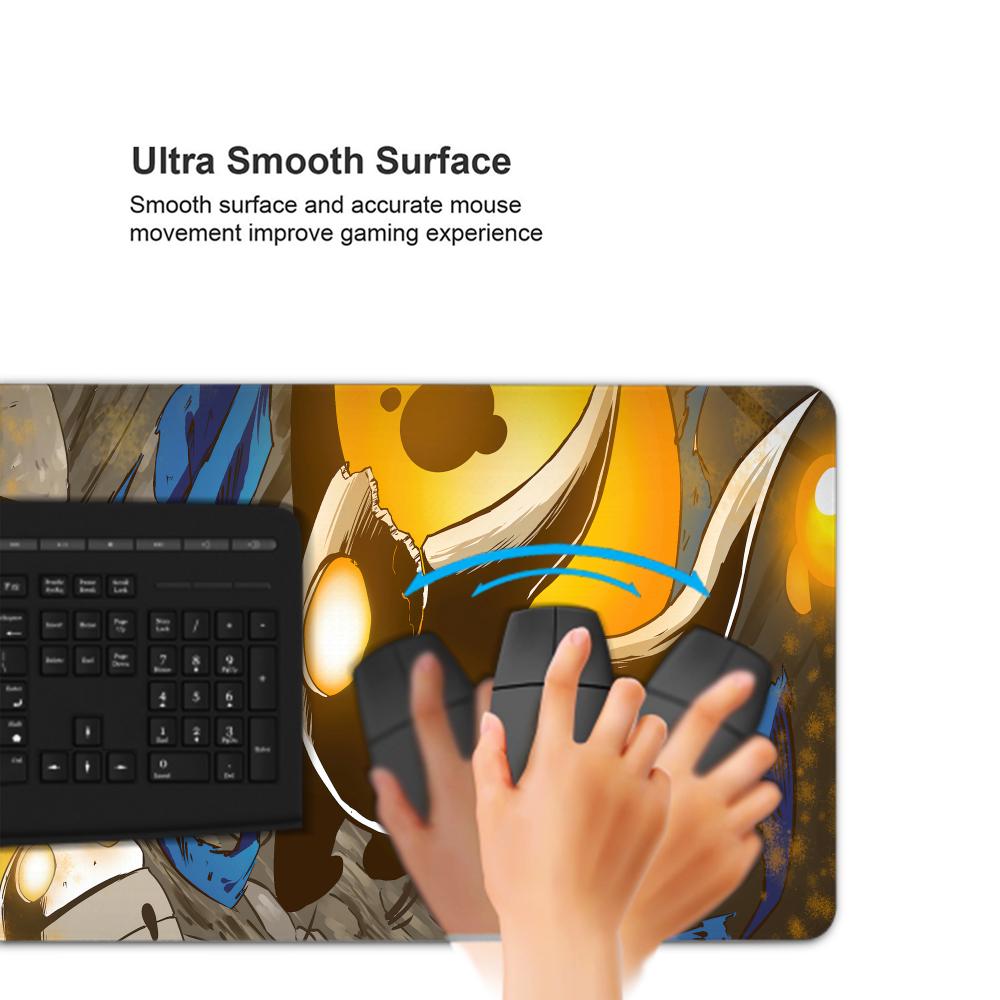 900x400 Rubber Large PC Mousepad Gamer Gaming Mouse Pad Accessories Hollow Knight XXL Desk Keyboard Mat Computer Laptop Mausepa