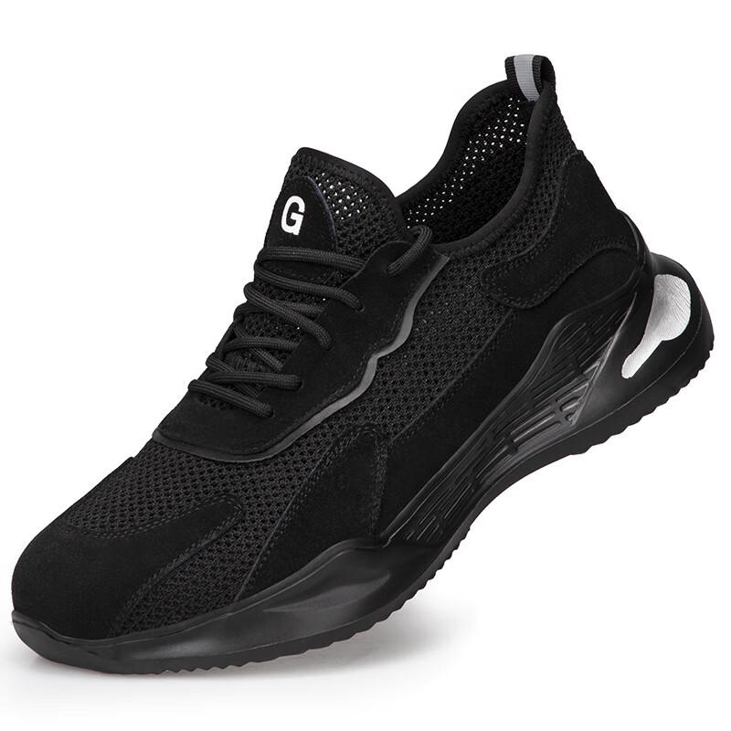 BoZong Men s Breathable Steel Toe Safety Shoes 40