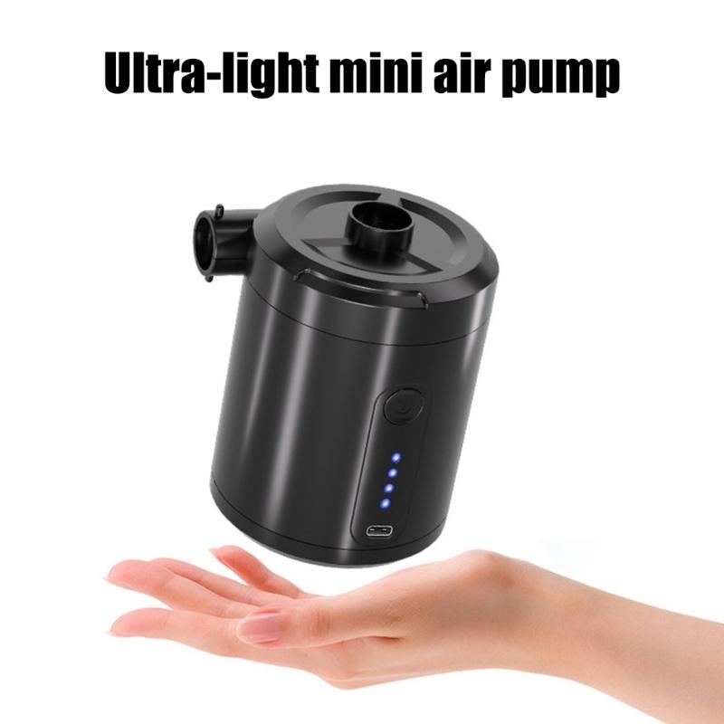 5200mAh USB Wiederaufladbare Luftpumpen Hohe Effizienz Tragbare Elektrische Pumpen für Aufblasbare Matratze Poolspielzeug Camping