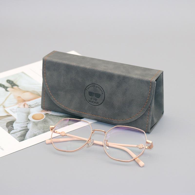 Retro Leather Unisex Sunglasses Case - Portable, Pressure-Resistant, and Fashionable Storage Solution