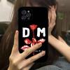 D-Depeche Mode Rock-ES Band For Iphone 17 16 15 11 13 14 Pro Max Plus 12 Mini Black Shell Cover Phone Case