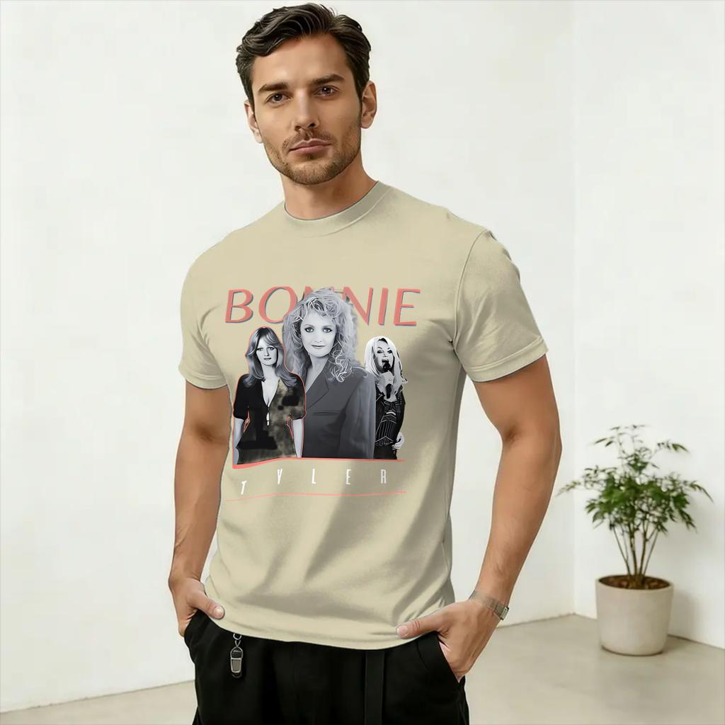 Forever Bonnie Tyler 1951 to 2026 T Shirts for Unisex Cotton Fashion T-Shirt Crew Neck Tee Shirt Short Sleeve Clothes New Arrival