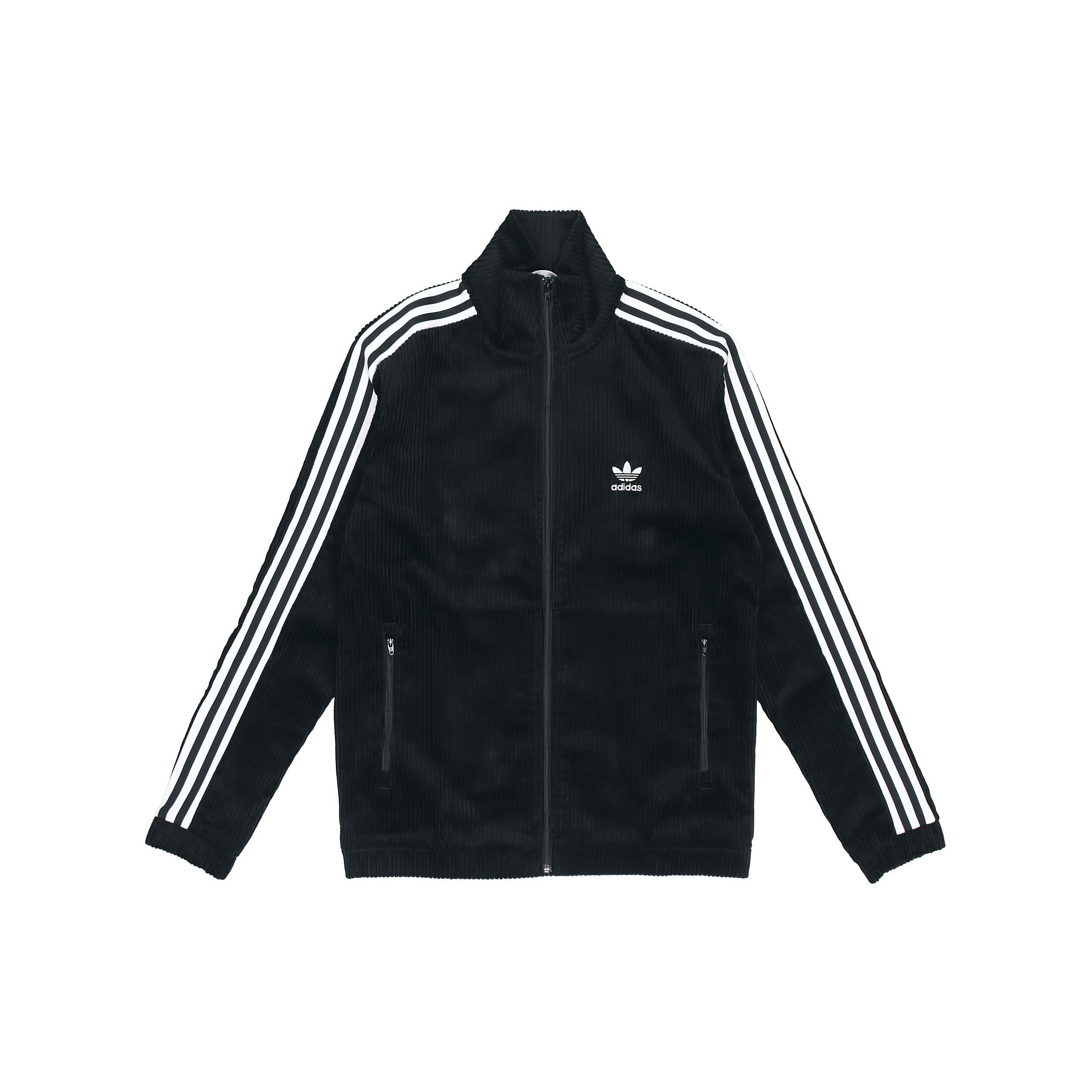 adidas originals Cord corduroy Zipper Jacket Black Men s ED6127 S