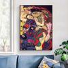 Berühmte Gustav Klimt Abstrakte Leinwand Gemälde Mordern Poster Drucken Wandbilder für Wohnzimmer Wand Dekoration Cuadros