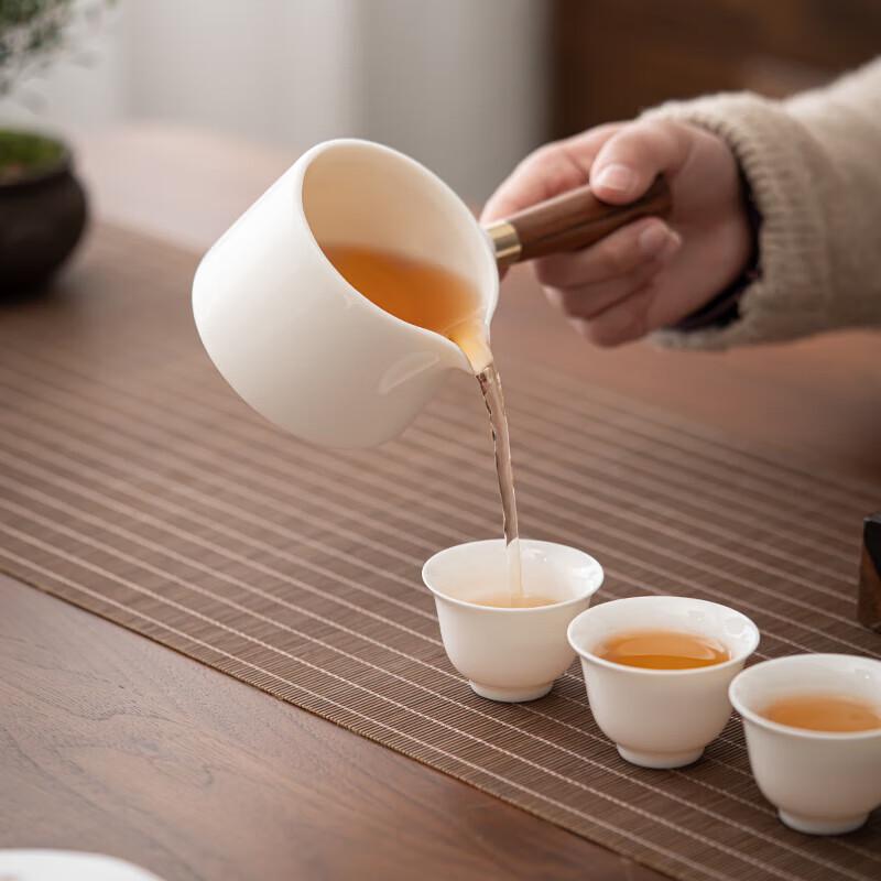 Dehua China White Ceramic Gongfu Tea Set