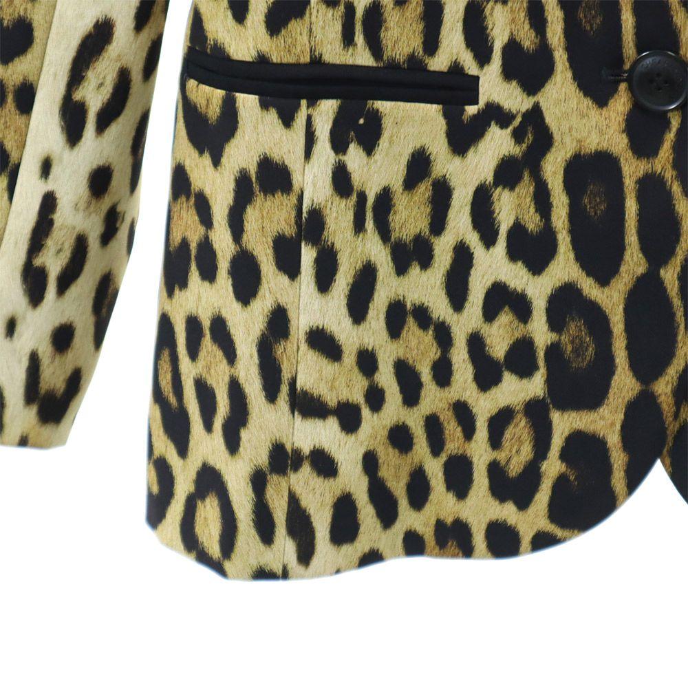 MOSCHINO Cheap and chic Leopard Pattern tailored jacket CHEAP AND CHIC Women Used