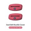 BABD1 2025 Hot Car Silicone Seat Belt Buckle Anti-scratch Protector Cover Accessories For BMW Performance F30 F20 F10 F40 E92 E91 G20