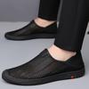 Neuankömmling Sommermode Herren Luftatmungsaktives Mesh Komfort Freizeitschuhe Slipper Männlich Hochzeitskleid Heimkehrschuhe