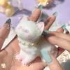 Cartoon Kawaii Soft Animal Plush Bunny Cat Slow Rebound Fingertip Fidgety Toy Girl Squishy Birthday Gift Persian Cat Kids Pet
