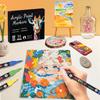 Acrylic Marker Pen 72 36 Can be Written on Plastic and For Art Gift Set, Colors, Pens, Water-Based, Non-Toxic, Waterproof, Quick-Drying,