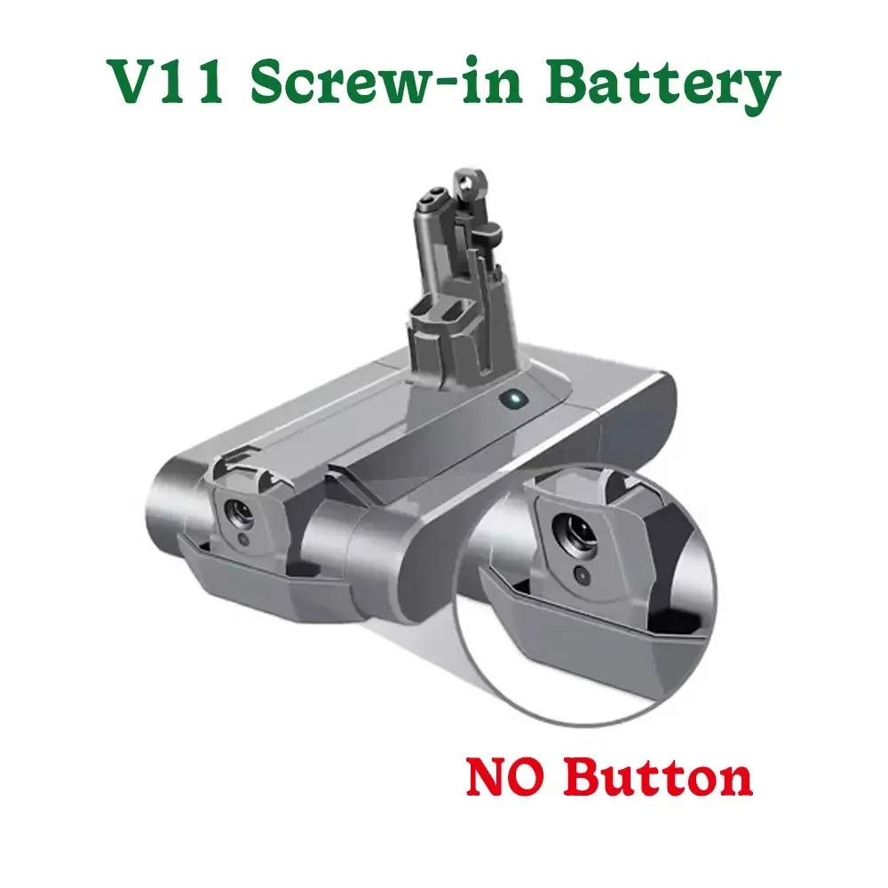 Battery for Dyson Cordless Vacuum Cleaner V11 Absolute Extra V11 Absolute V11 Animal V11-SV14,V11-SV15 Battery 25.5V 6000mAh Screw in-6000mAh