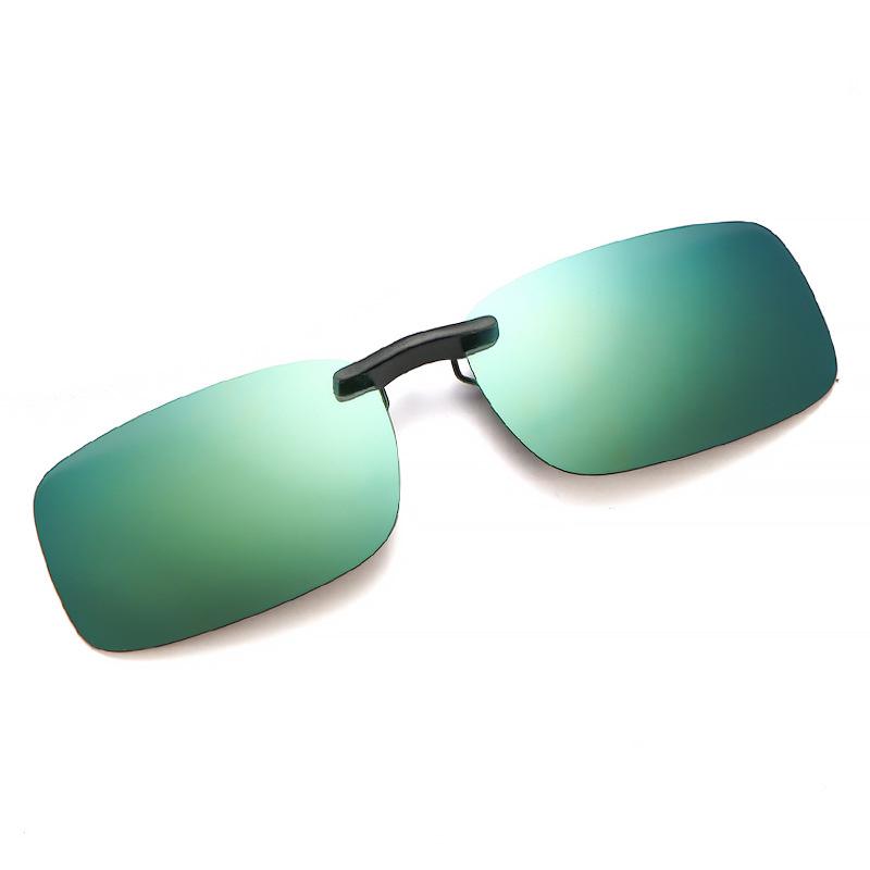1PC Fishing Night Vision Myopia Clip-on Sun Shading Eyeglasses Polarized Clip Sunglasses Myopia Glasses Clip Driver