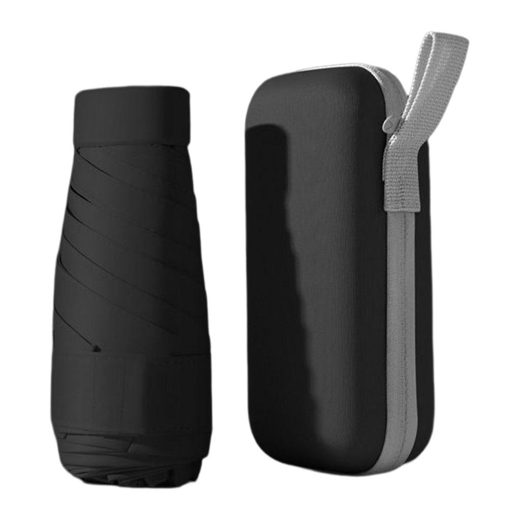Vinyl 6 Ribs Umbrella 6-Folding Walking Windproof Portable Women Men Rain Protection Adults Foldable Umbrellas Rainy