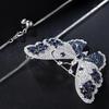 Luxury Fashion Fine Jewelry Silver Custom Animal Zircon Pearls Butterfly Pins Brooches for Women