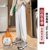 Fleece sweatpants women's new thickened thermal cotton pants in autumn and winter wear casual small footwear sweatpants