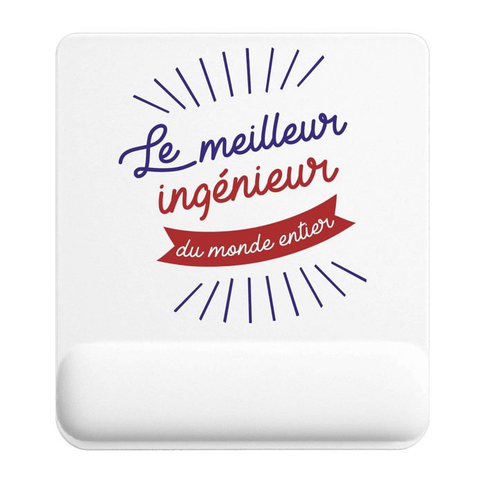 Tapis de souris - PLANETEE - Ingénieur (Meilleur monde) - 22×18 cm - 3 mm - Surface antidérapante