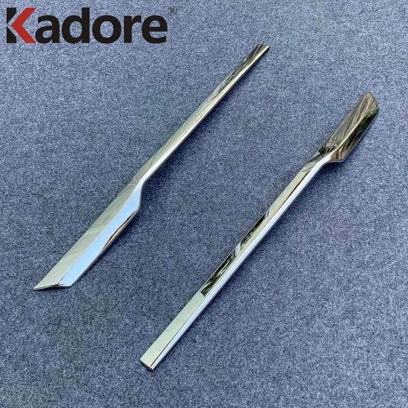 For Toyota Raize     2024 2025 Chrome Car Rear Bottom Bumper Cover Trim Rear Trunk Molding Strip Accessories