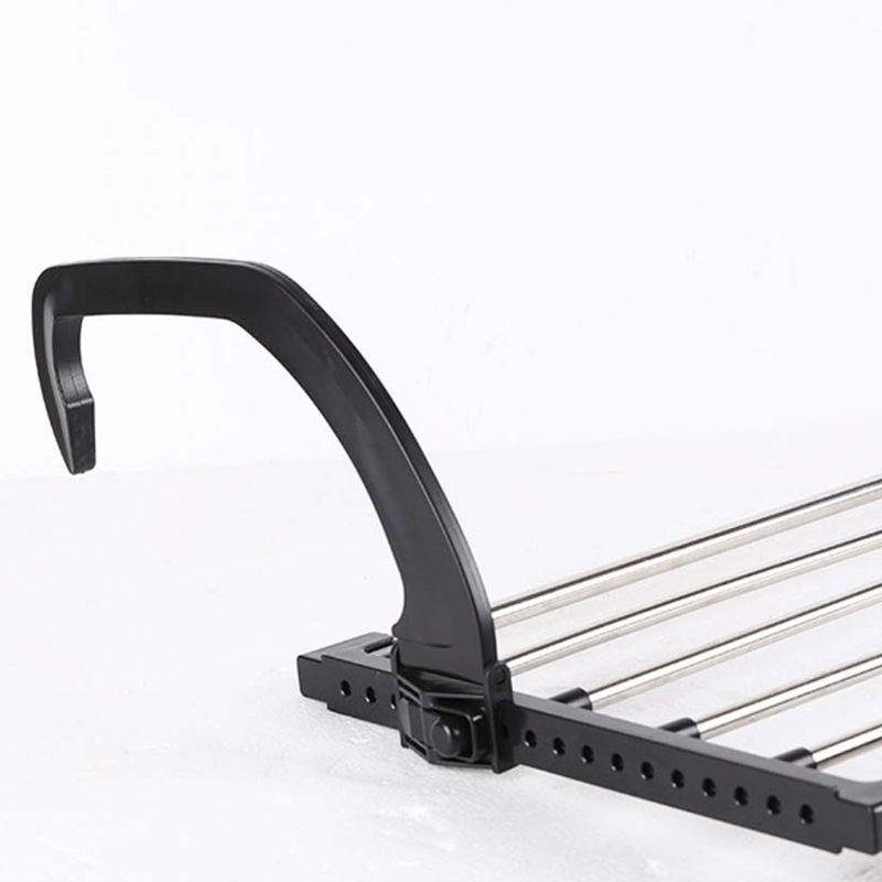 Y3NA Multi-function Balcony Folding Shoes Towel Drying Rack Laundry Underwear Storage Holder