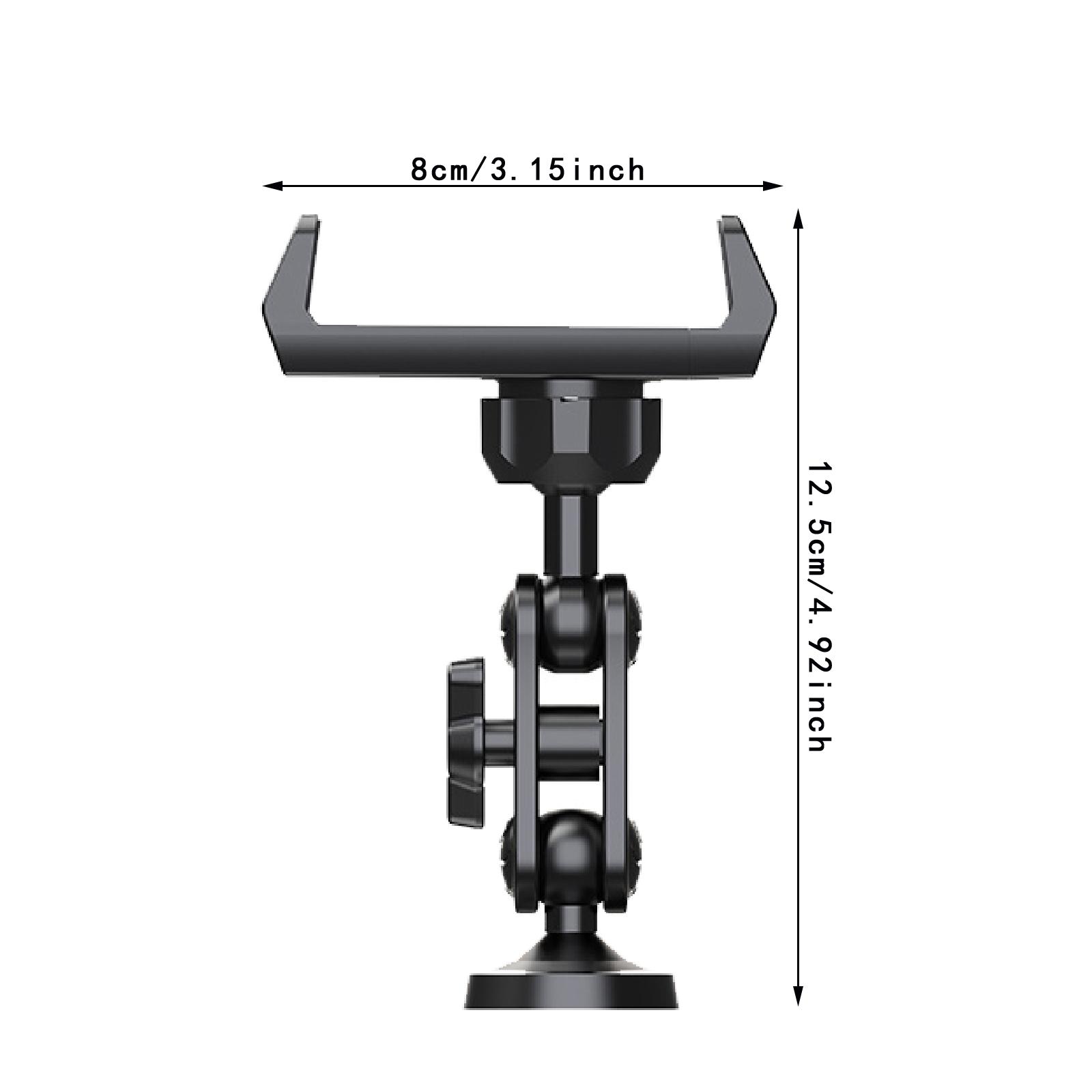 Gym Magnetic Phone Holder Compact 360 Adjustable for Kitchen Office Workshop Portable Gym Magnetic Phone Holder 360 Rotatable