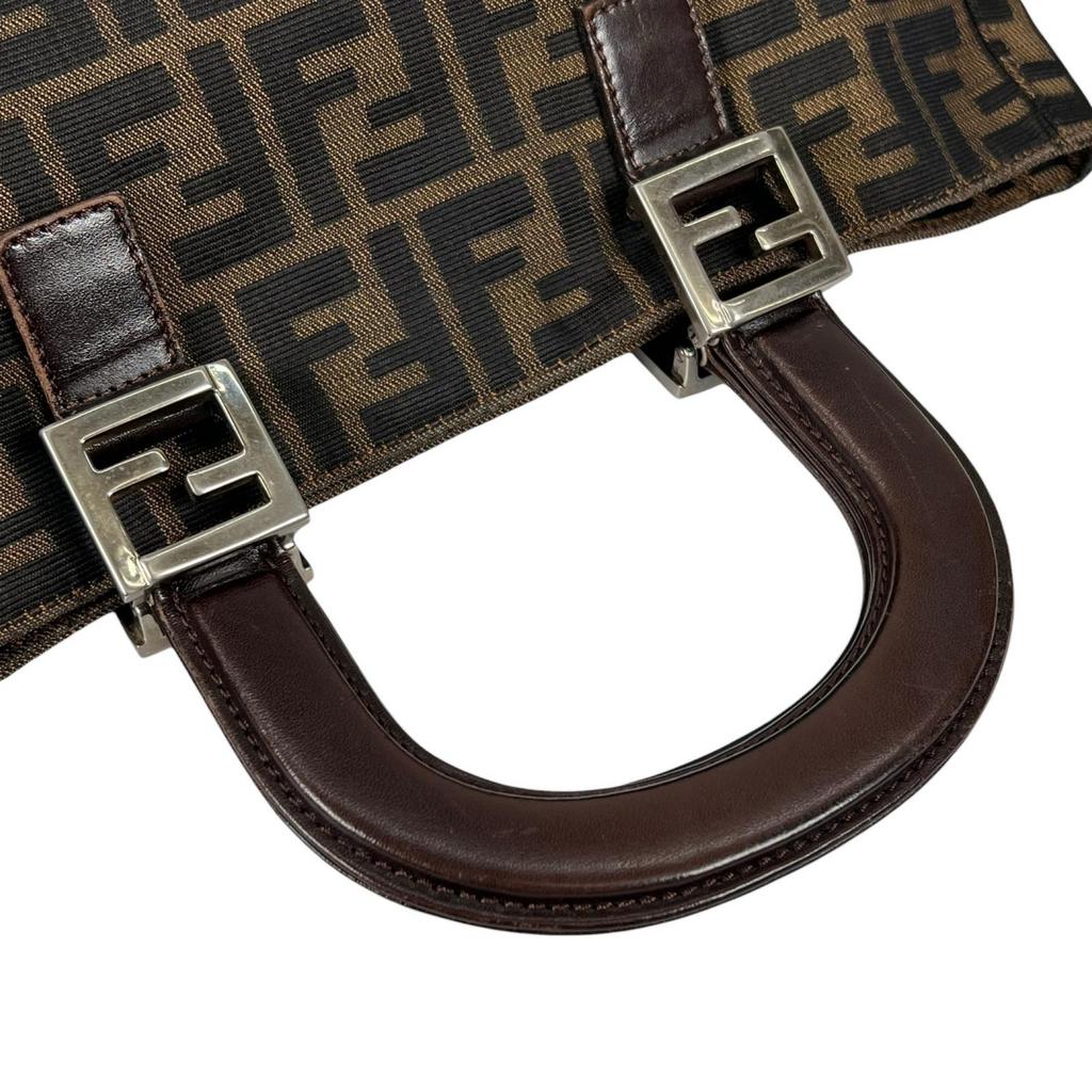 FENDI Handbag Brown Women used