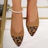 Pointed Toe Flats Womens Shoes Comfort Womans Shoes Fashions 2025 Leopard Shoes Zapato Mujer Casual Sapatos Feminino Zapatillas