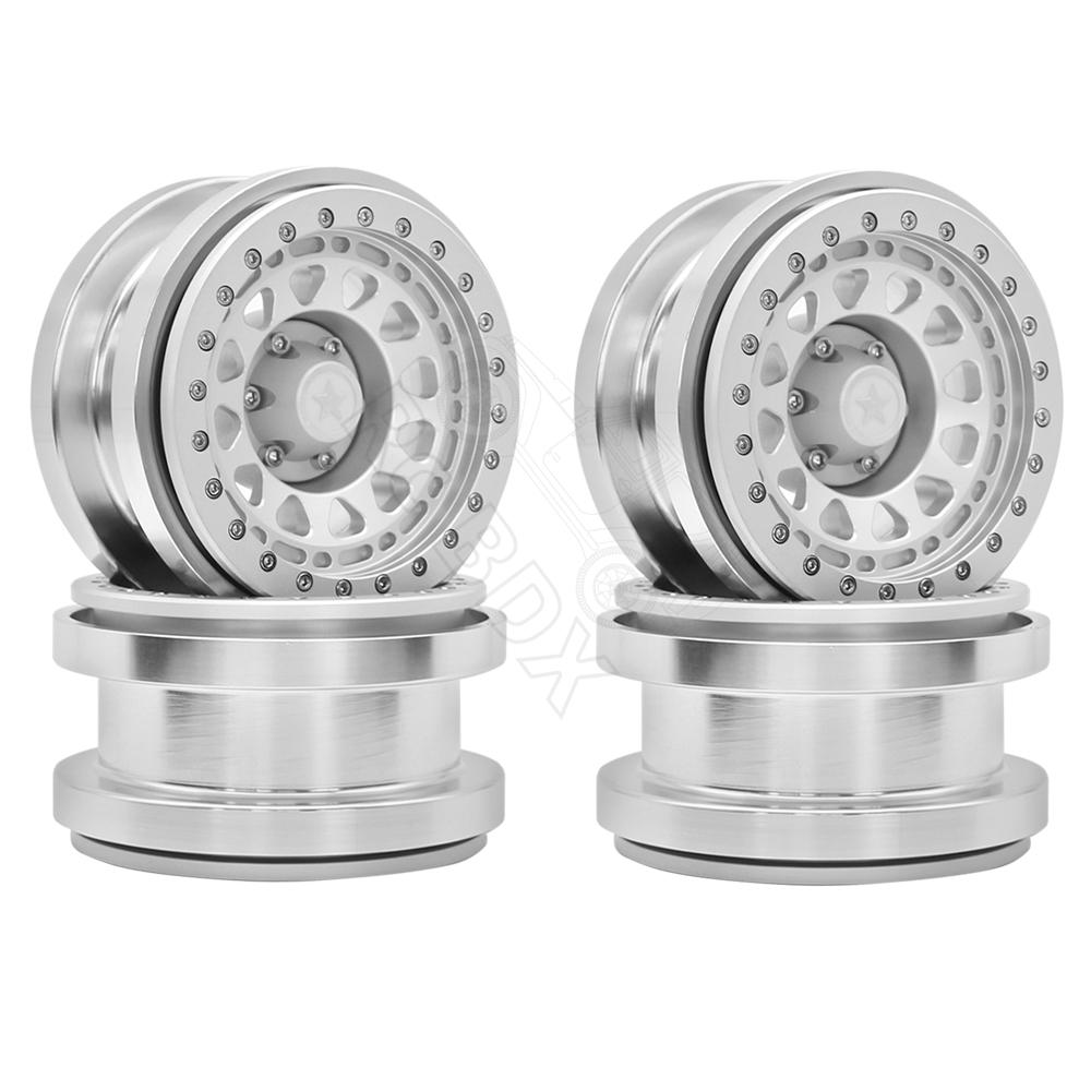 Rc jeep CNC Aluminum 2.9" Beadlock Wheel Hub Rim for 1/6 RC Crawler Car Axial SCX6 Jeep JLU Wrangler