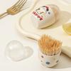 Portable Magnet Toothpick Box Wall-Mounted Object Finishing Box Toothpick Storage Case Classification Cotton Swab Container