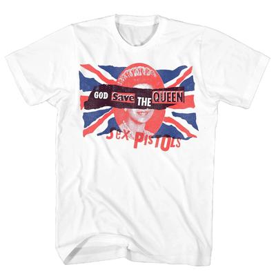 Authentic Sex Pistols God Save The Queen T-Shirt S-2XL NEW