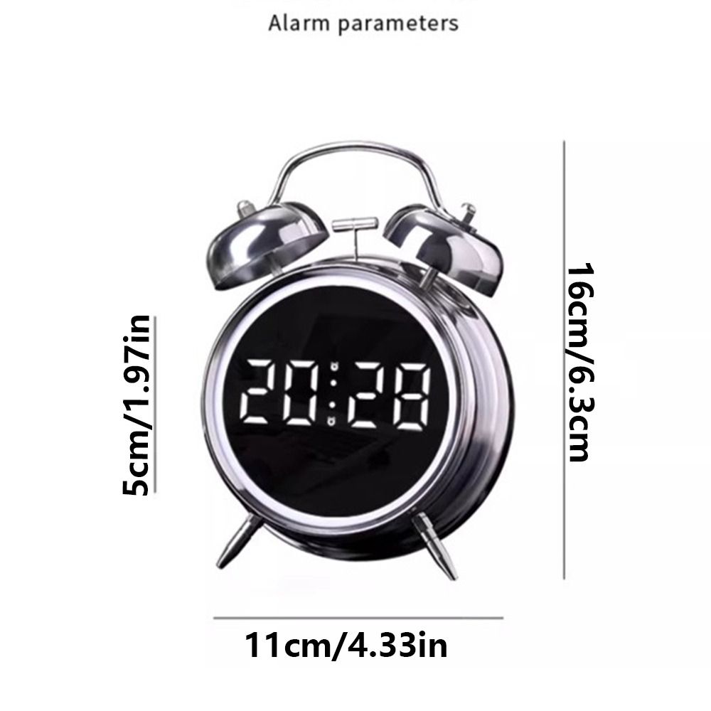 Extra Große Sound LED Elektronische Uhr Multifunktional Einfache Ziffernanzeige Smarte Wecker Tickenlose Nachtlicht