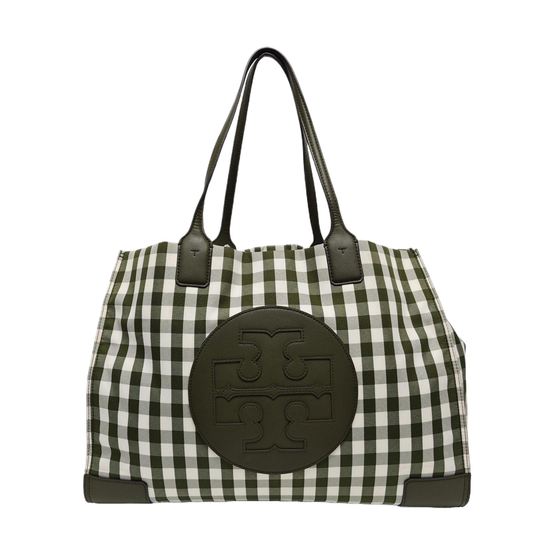 [Pre-Owned] Ella Green Fabric Shoulder Bag - Very Good #64PRZY ONE SIZE