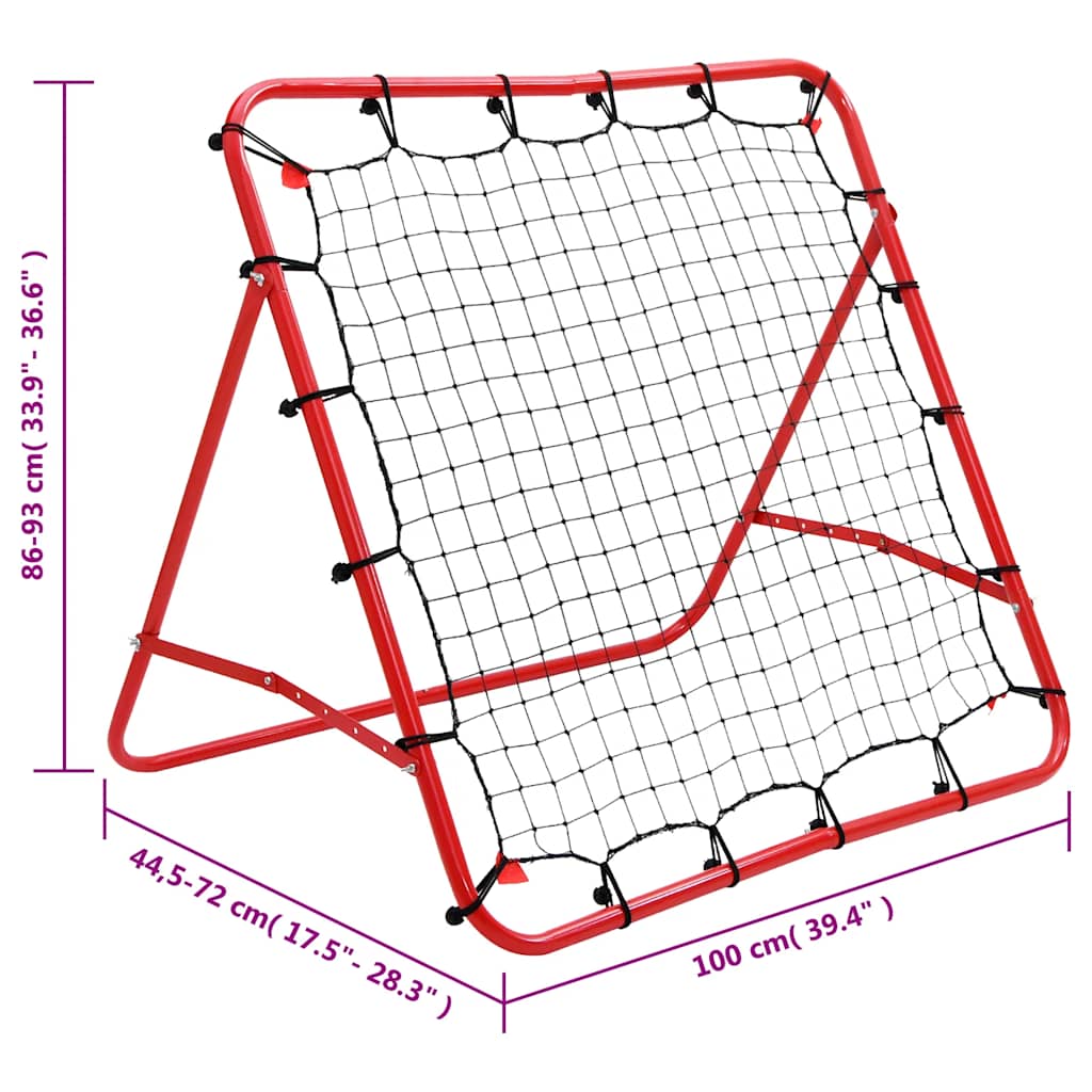 Adjustable Football Kickback Rebounder 100*100 cm