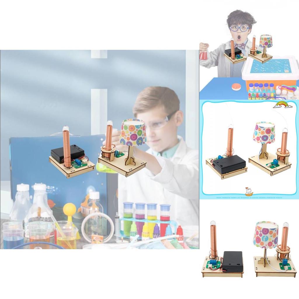 העברת כוח אלחוטית ערכת ניסוי מדעית DIY חומר עץ ניתן להתאמה אישית