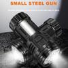 9 LED Portable Flashlights Type-C Rechargeable Torch With Pen Clip COB Flashlight Outdoor Fishing Tail Magnetic Work Light