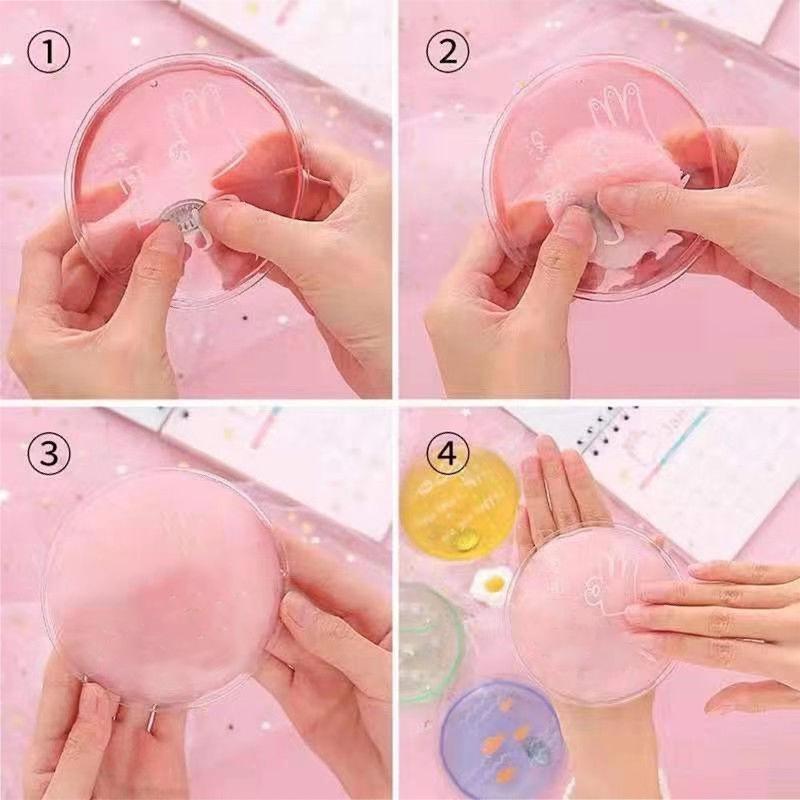 Bye Bye Hot Mini Reusable Hand Warmer - Portable, Cute, Snap-to-Heat Winter Essential for Students