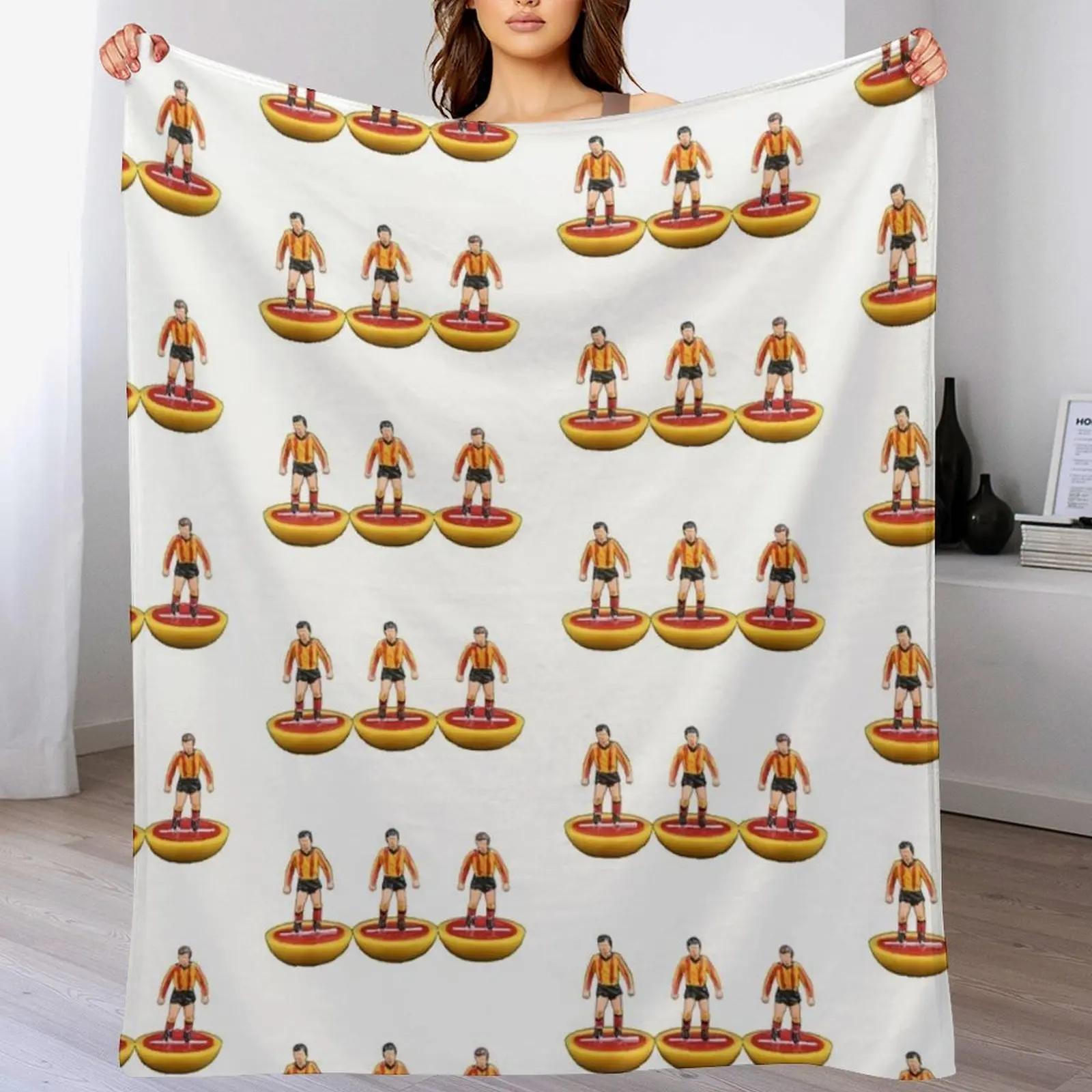

Classic Partick Thistle subbuteo players Throw Blanket Compact Warm Blanket for Car Road Trip 102x76cm(40x30in)