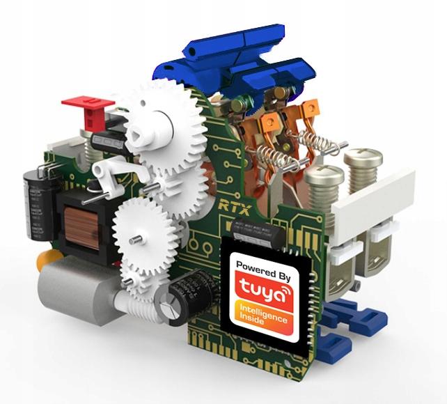 Controlled fuse 2x 16A ZigBee TUYA En measurement