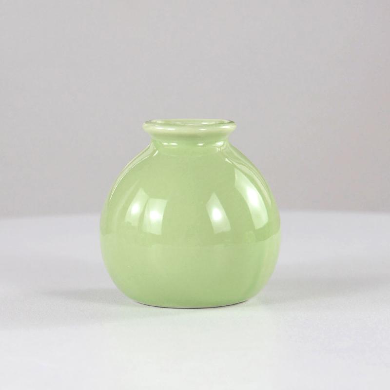 Keramik-Blumenvase, nordische Hydrokulturvasen für die Raumdekoration zu Hause, Mini-Blumenpflanze, weiße Flaschentöpfe, Desktop-Ornament