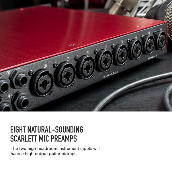 Focusrite Focusrite Mic Preamp Mic Preamp Analog Compressor Scarlett OctoPre Dynamic 8-channel & []