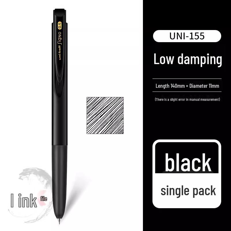 UNI Mitsubishi X Little Bear Cool Sesame Sauce Gel Pen 0.5mm - Limited Edition Cartoon Animation.