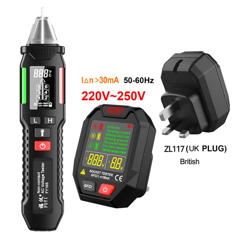 Professional Voltage Detector Indicator 12-1000V Non-Contact Wall Check Voltage Pen Smart Breakpoint Finder Voltmeter tester