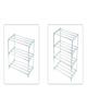 DIY Shoe Rack Storage Rack Dormitory Household Storage Box Shoe Rack Aluminum Vertical Shoe Rack